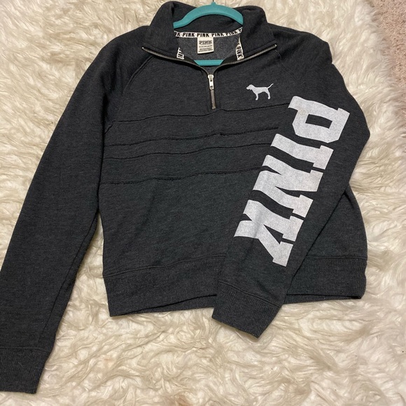 Pink Half Zip Sweater - Picture 4 of 4